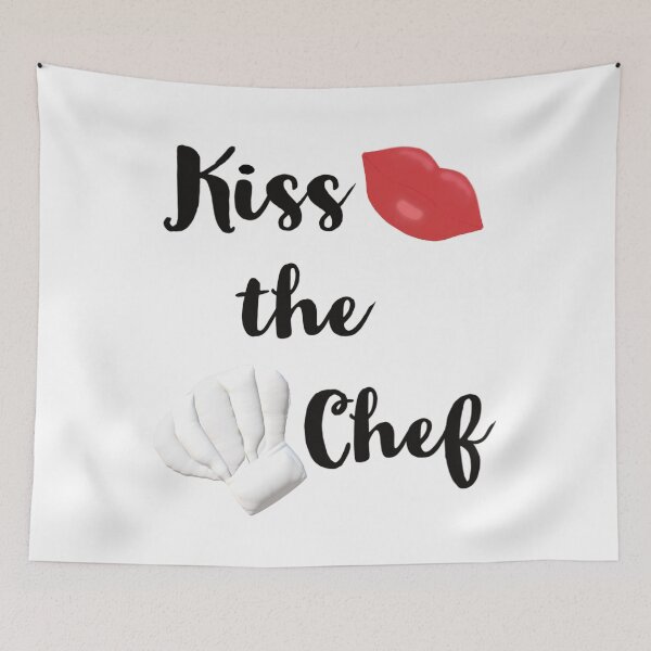 Item preview, Kiss the Chef (White Background) designed and sold by ArtByLM.