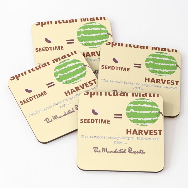 Item preview, Spiritual Math - Seedtime and Harvest - Tan designed and sold by TheReporter1.