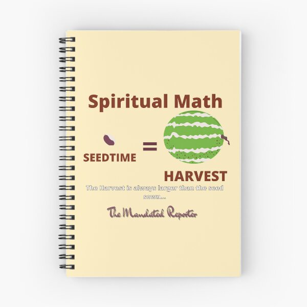 Item preview, Spiritual Math - Seedtime and Harvest - Tan designed and sold by TheReporter1.