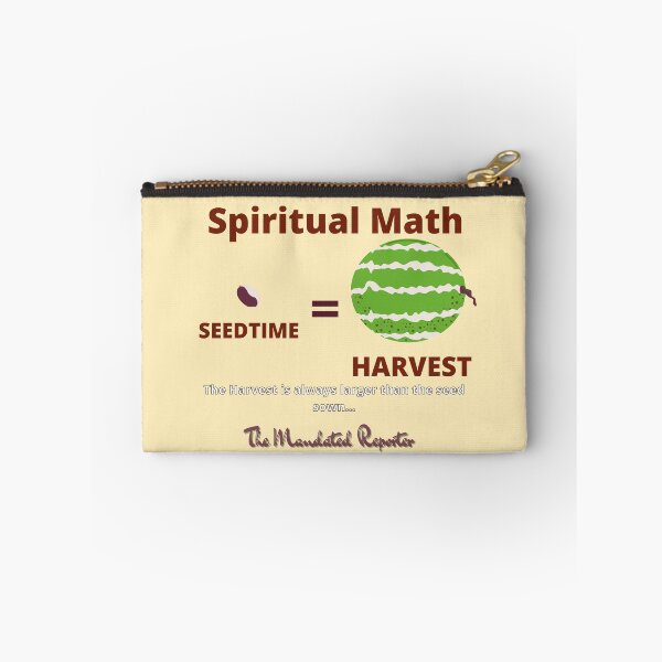 Item preview, Spiritual Math - Seedtime and Harvest - Tan designed and sold by TheReporter1.
