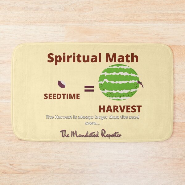 Item preview, Spiritual Math - Seedtime and Harvest - Tan designed and sold by TheReporter1.