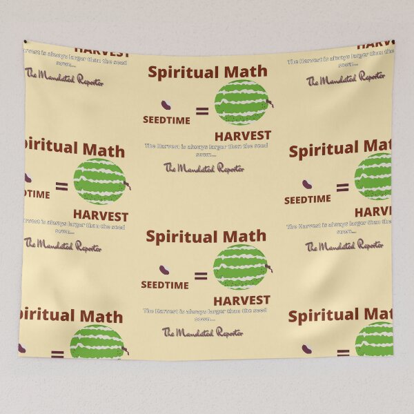 Item preview, Spiritual Math - Seedtime and Harvest - Tan designed and sold by TheReporter1.