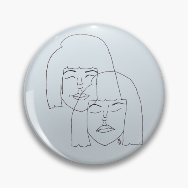Item preview, Gemini Black and White Drawing   designed and sold by BobbyMartiArt.