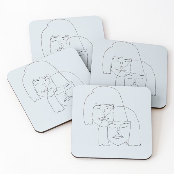 Item preview, Gemini Black and White Drawing   designed and sold by BobbyMartiArt.