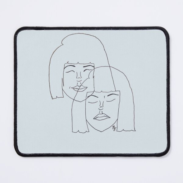 Item preview, Gemini Black and White Drawing designed and sold by BobbyMartiArt.