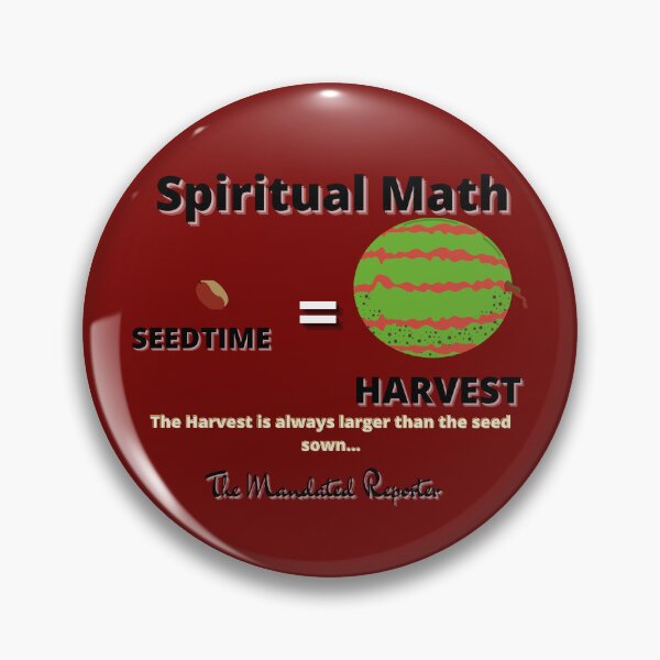 Item preview, Spiritual Math - Seedtime and Harvest - Burgundy designed and sold by TheReporter1.