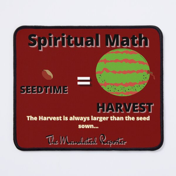 Item preview, Spiritual Math - Seedtime and Harvest - Burgundy designed and sold by TheReporter1.