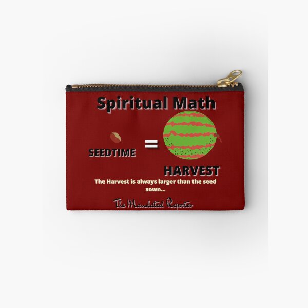 Item preview, Spiritual Math - Seedtime and Harvest - Burgundy designed and sold by TheReporter1.