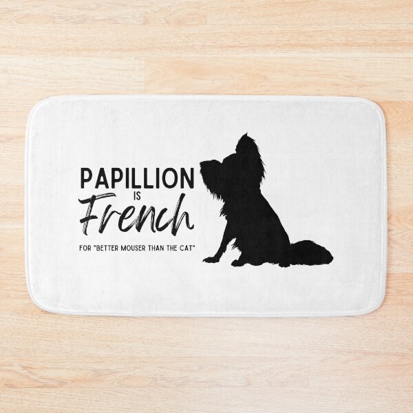 Item preview, Papillion is French for "Better Mouser than the Cat" (Version 1) designed and sold by GlacierViewFarm.
