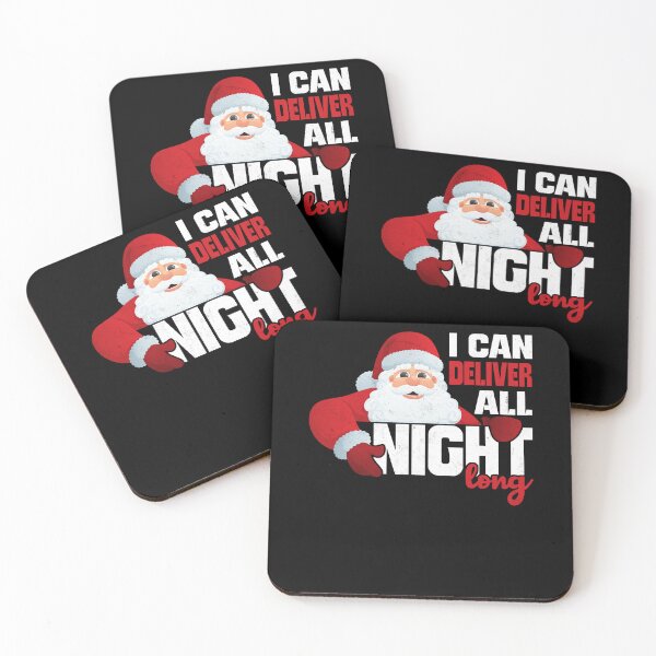 Item preview, I Deliver All Night Long Naughty Santa Adult Humor Christmas designed and sold by Zulfiqqar.