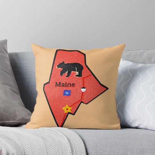 Item preview, Maine Tourist Map designed and sold by Havocgirl.