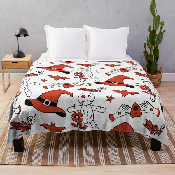 Item preview, Halloween witch voodoo throw pillow designed and sold by Artezia.