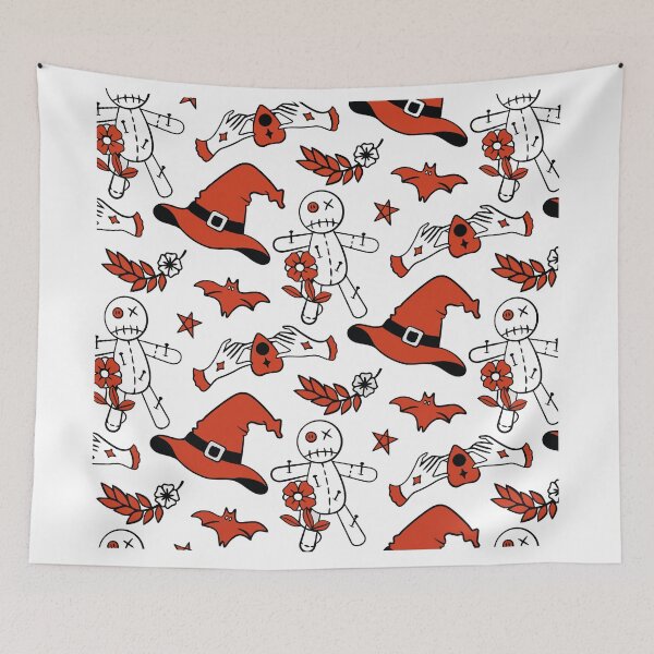 Item preview, Halloween witch voodoo throw pillow designed and sold by Artezia.
