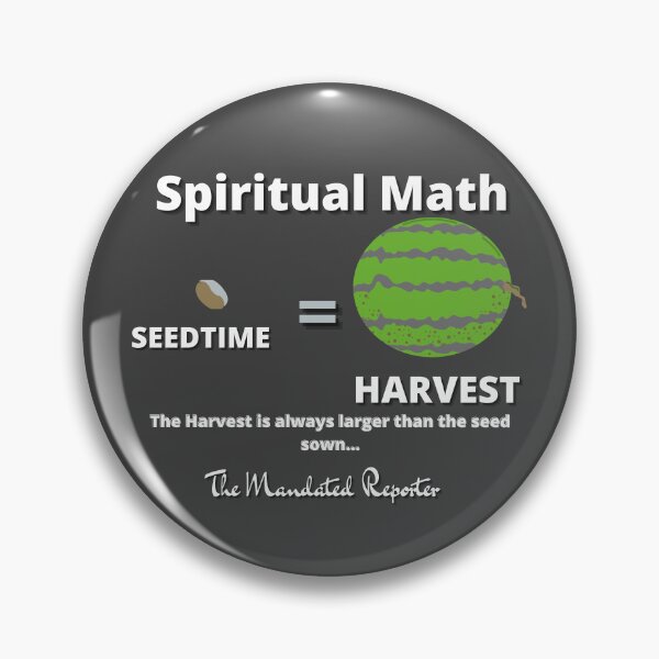 Item preview, Spiritual Math - Seedtime and Harvest - Coal designed and sold by TheReporter1.
