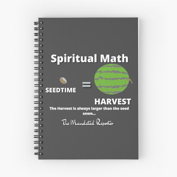 Item preview, Spiritual Math - Seedtime and Harvest - Coal designed and sold by TheReporter1.