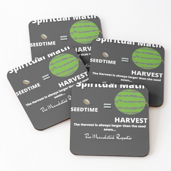 Item preview, Spiritual Math - Seedtime and Harvest - Coal designed and sold by TheReporter1.