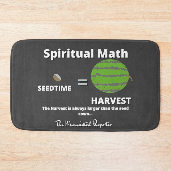 Item preview, Spiritual Math - Seedtime and Harvest - Coal designed and sold by TheReporter1.