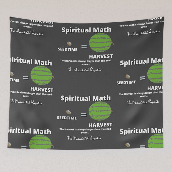 Item preview, Spiritual Math - Seedtime and Harvest - Coal designed and sold by TheReporter1.