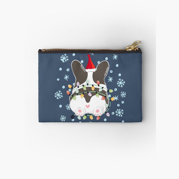 Item preview, Cute Christmas Corgi Butt - Black and White designed and sold by Lulupainting.