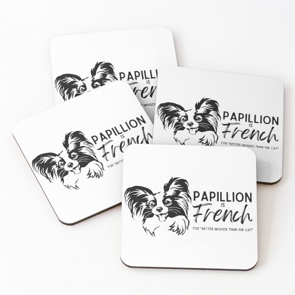 Item preview, Papillion is French for "Better Mouser than the Cat" (Version 2) designed and sold by GlacierViewFarm.