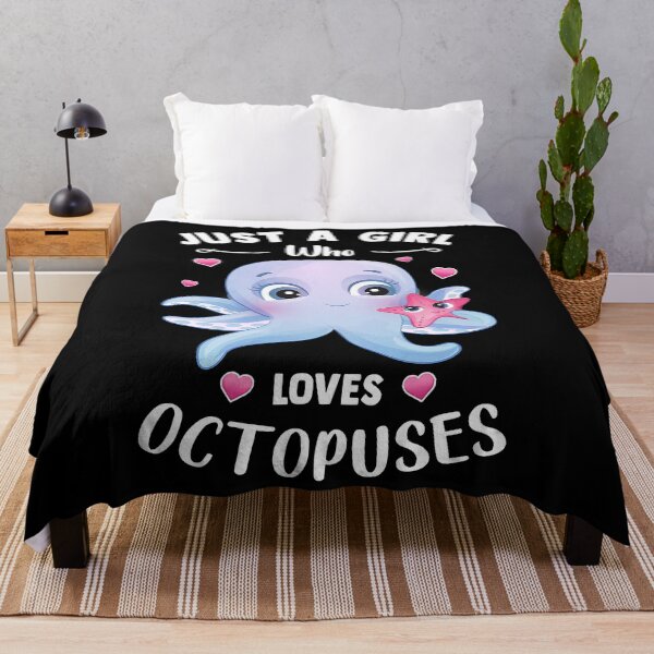 Item preview, Just A Girl Who Loves Octopuses Funny Octopus Animal designed and sold by ArcWarden-art.