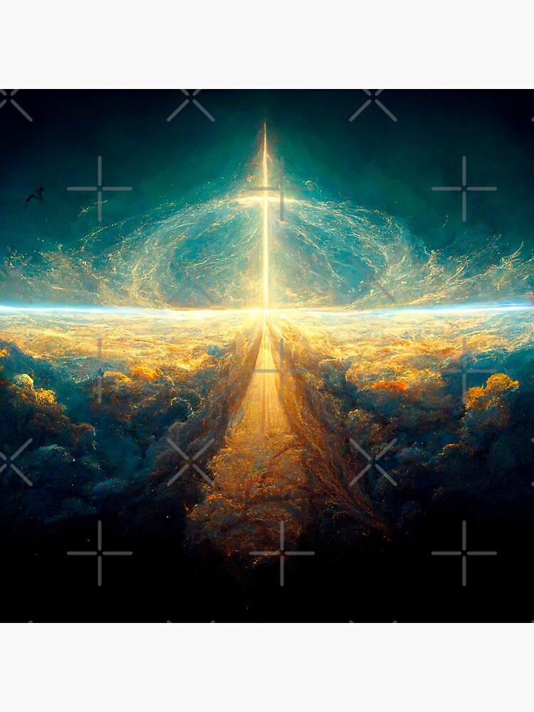 In The Beginning, God Created The Heavens And The Earth Premium Matte ...