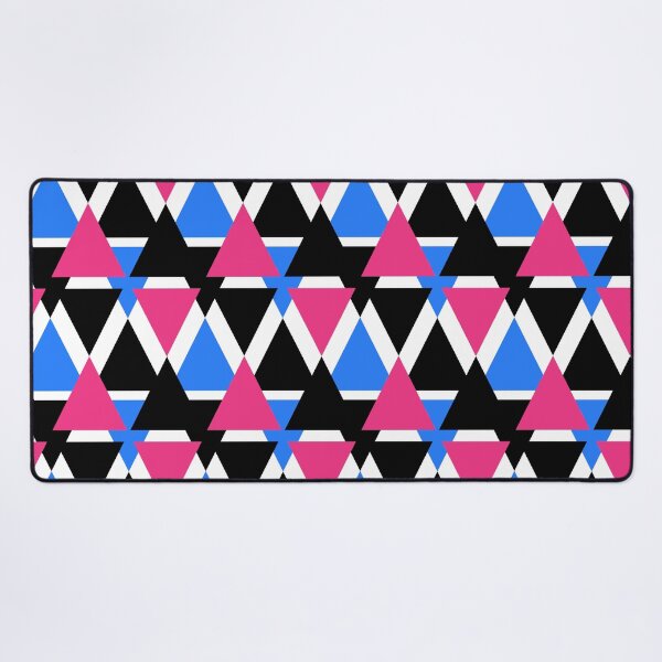 Item preview, Geometric ornament . Multi-colored triangles. The art design. designed and sold by fuzzyfox.