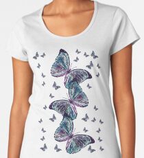 Walzer der Schmetterlinge | Magische Insekten Frauen Premium T-Shirts
