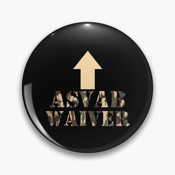 Item preview, military ASVAB WAIVER funny veteran faded camouflage designed and sold by kenniniucassoee.