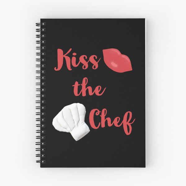Item preview,  Kiss the Chef (Black with Red Letters)  designed and sold by ArtByLM.