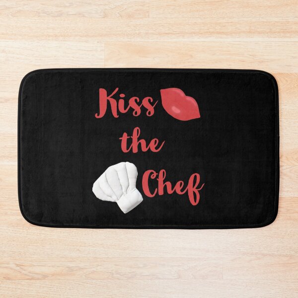 Item preview,  Kiss the Chef (Black with Red Letters)  designed and sold by ArtByLM.