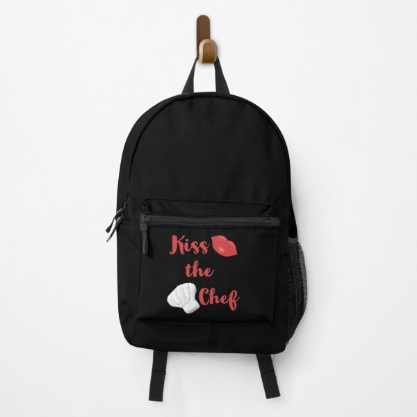 Item preview, Kiss the Chef (Black with Red Letters) designed and sold by ArtByLM.