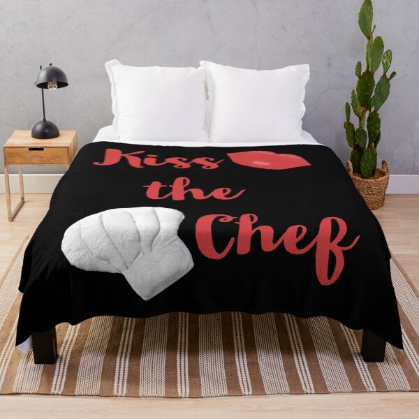 Item preview,  Kiss the Chef (Black with Red Letters)  designed and sold by ArtByLM.