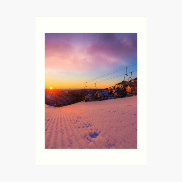 Hotham Height Sunrise Art Print