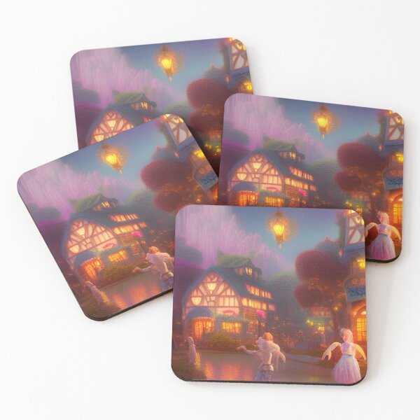 Item preview, Vibrant cozy town designed and sold by ctrinity.