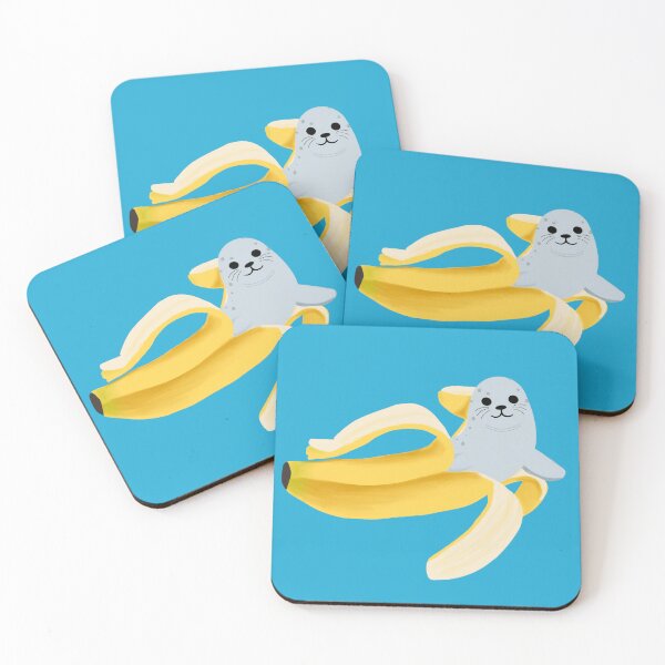 Aperçu de l'œuvre Phoque banane créée et vendue par SassySeals.