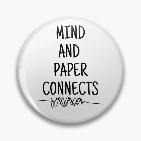 Item preview, mind and paper connects - mental health, anxiety, and journaling designed and sold by Therapy by Sen.