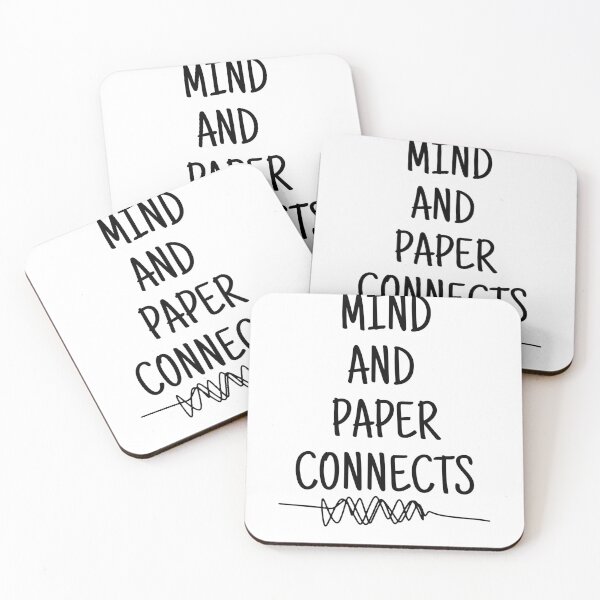 Item preview, mind and paper connects - mental health, anxiety, and journaling designed and sold by Therapy by Sen.