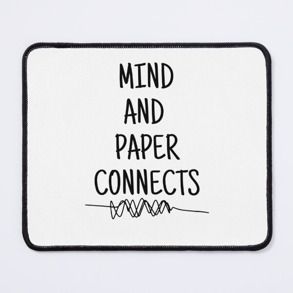Item preview, mind and paper connects - mental health, anxiety, and journaling designed and sold by Therapy by Sen.