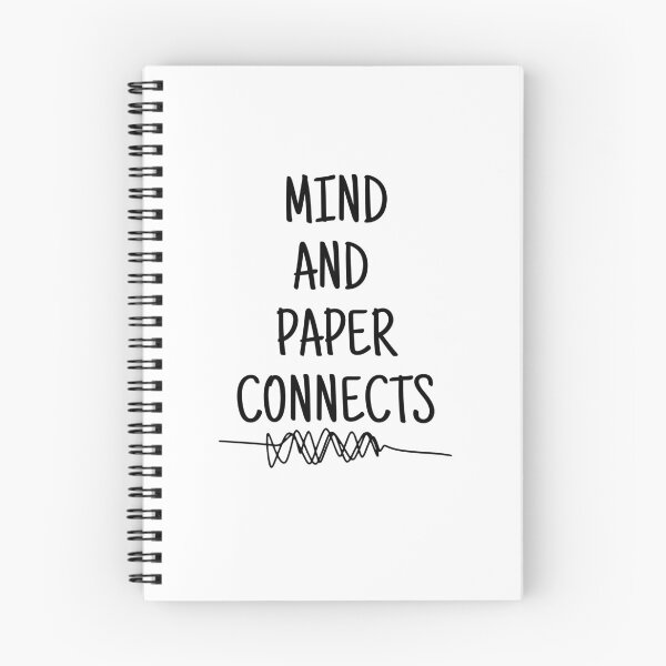 Item preview, mind and paper connects - mental health, anxiety, and journaling designed and sold by Therapy by Sen.