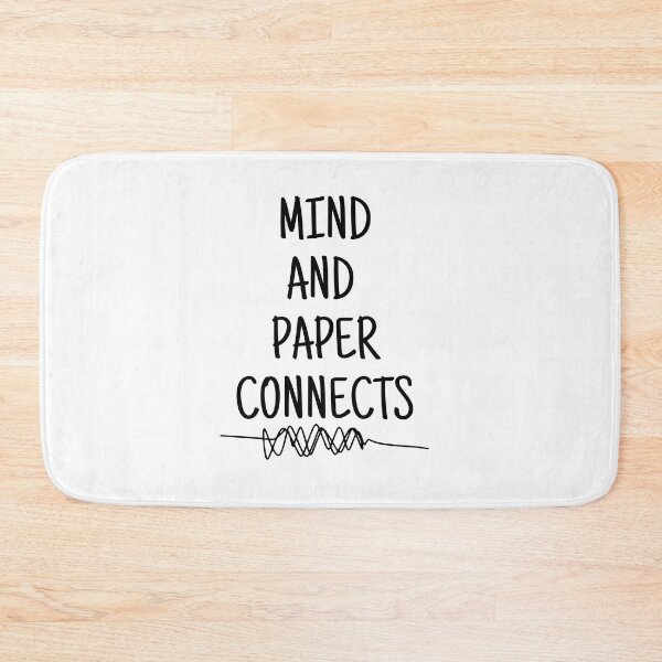 Item preview, mind and paper connects - mental health, anxiety, and journaling designed and sold by Therapy by Sen.