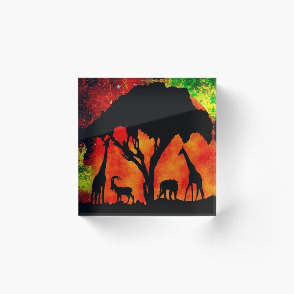 AFRICA Acrylic Block