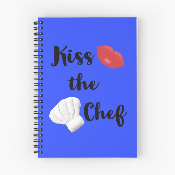 Item preview, Kiss the Chef (Blue Background) designed and sold by ArtByLM.