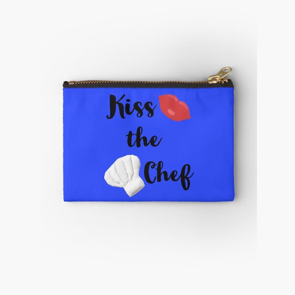 Item preview, Kiss the Chef (Blue Background) designed and sold by ArtByLM.