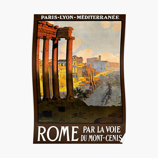 Vintage Poster Of Rome Poster
