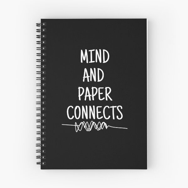 Item preview, mind and paper connects - mental health, anxiety, and journaling designed and sold by Therapy by Sen.