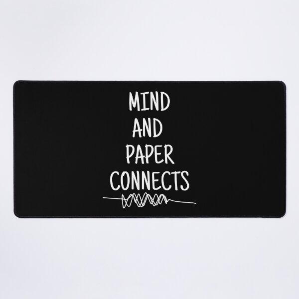 Item preview, mind and paper connects - mental health, anxiety, and journaling designed and sold by Therapy by Sen.