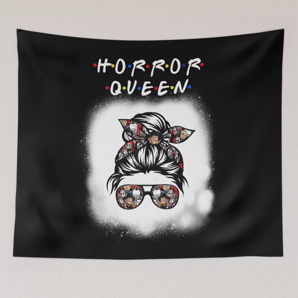 Item preview, Messy Bun Horror Life Horror Movie Horror Queen Halloween designed and sold by kenniniucassoee.