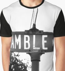 A Street Sign Named Bramble Way Graphic T-Shirt