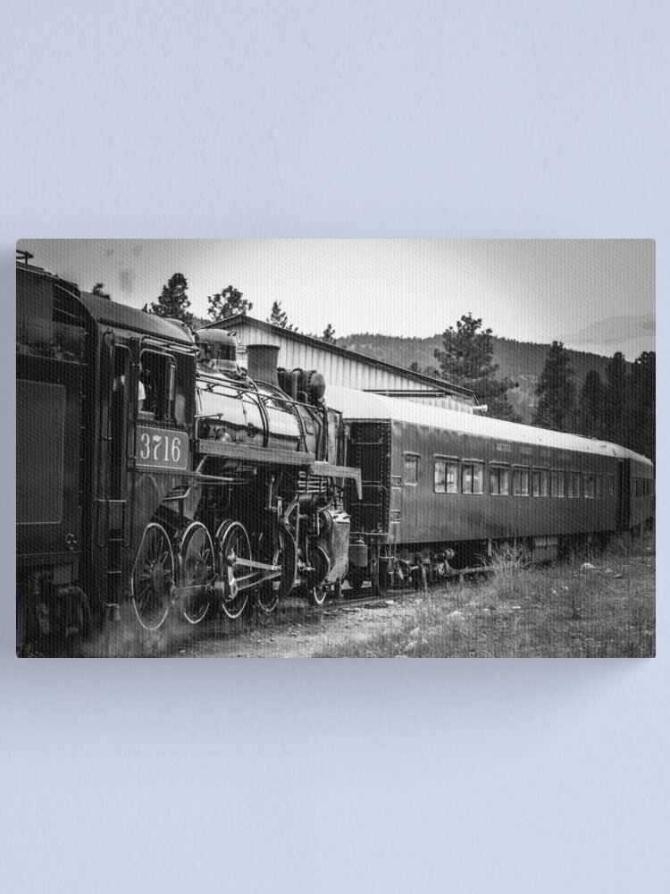 Alternate view of Antique Train Canvas Print